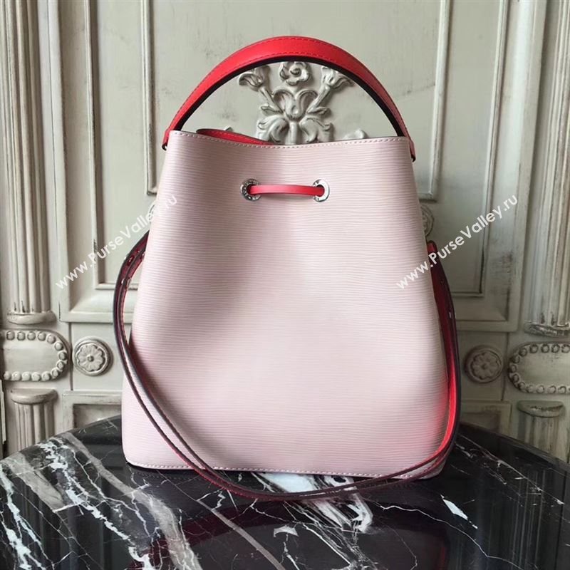 replica LV Louis Vuitton Neonoe Bucket Bag Epi Leather Handbag M54370 Pink