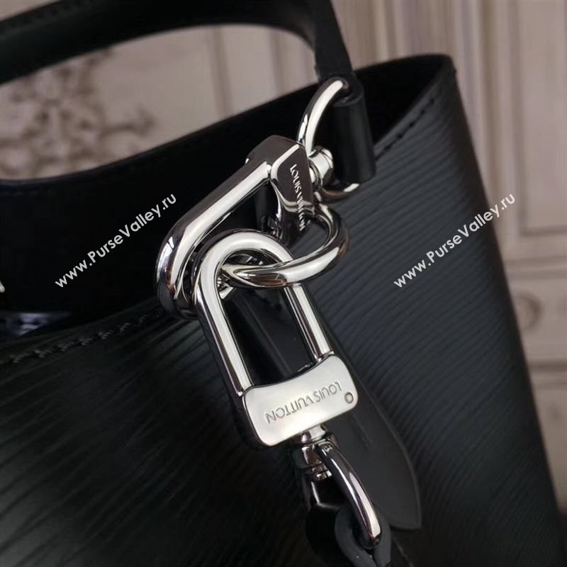 replica LV Louis Vuitton Neonoe Bucket Bag Epi Leather Handbag M54366 Black