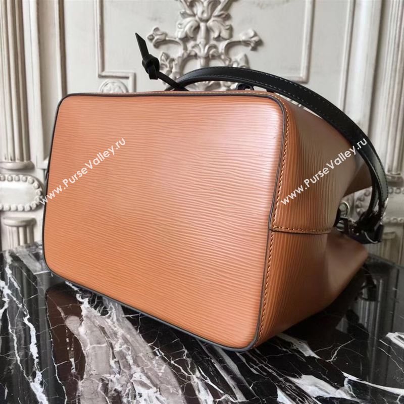 replica LV Louis Vuitton Neonoe Bucket Bag Epi Leather Handbag M54366 Brown