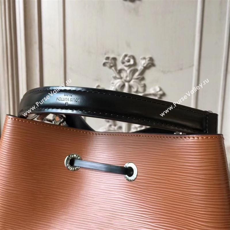 replica LV Louis Vuitton Neonoe Bucket Bag Epi Leather Handbag M54366 Brown