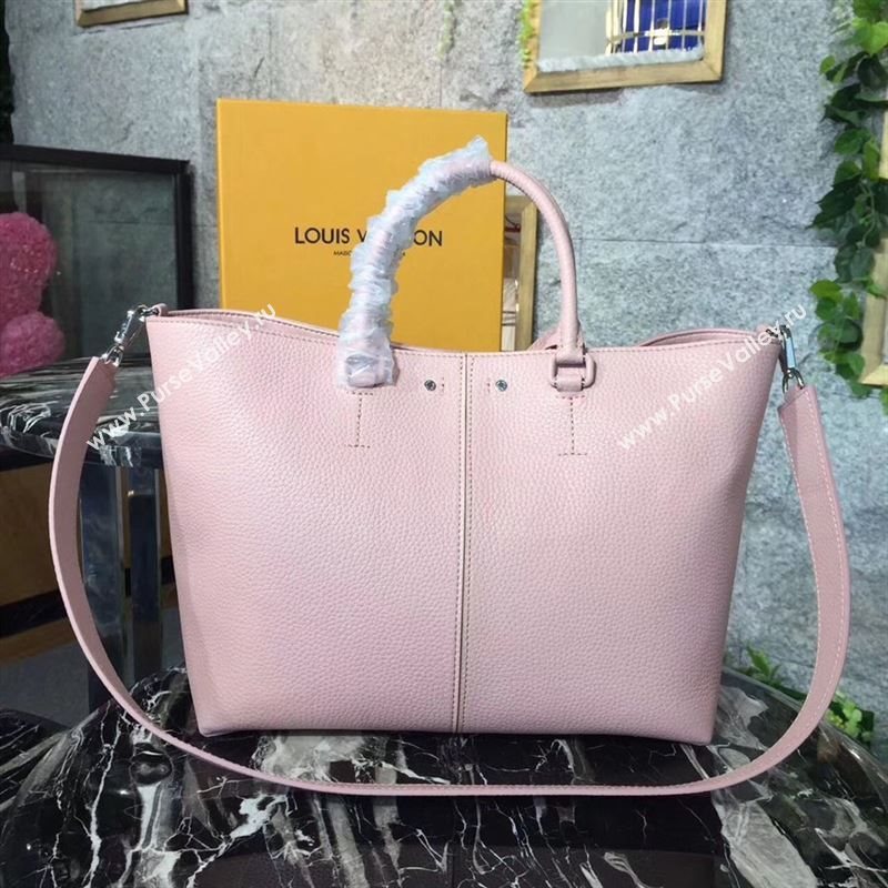 replica LV Louis Vuitton Pernelle Handbag Real Leather Bag M54780 Pink