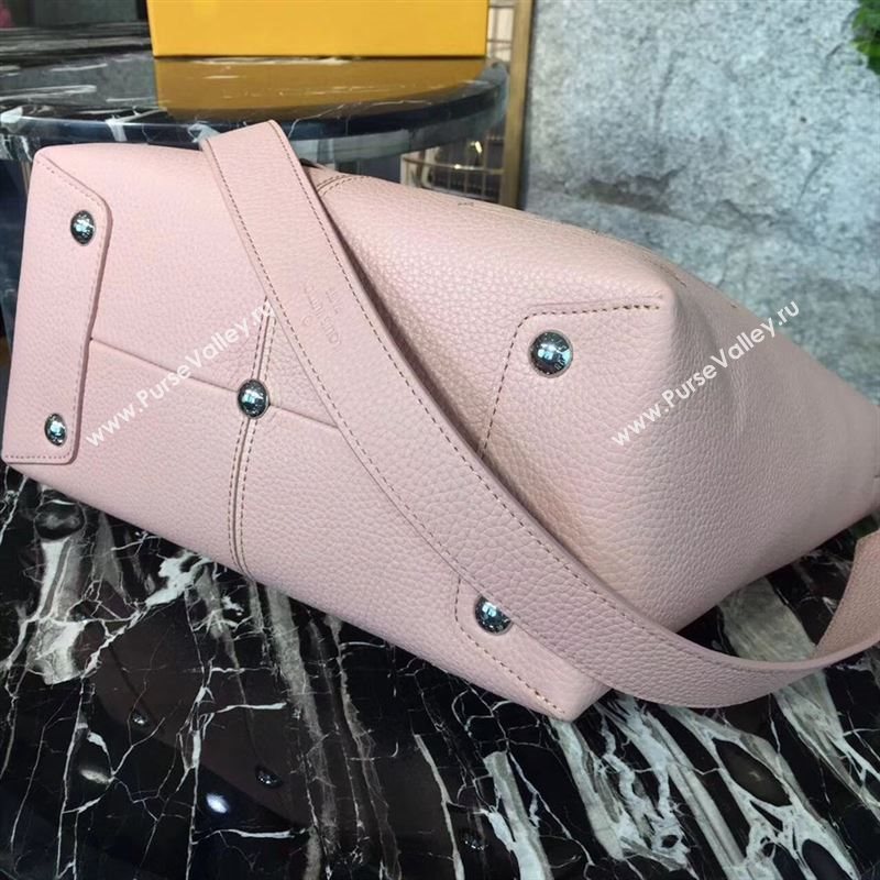 replica LV Louis Vuitton Pernelle Handbag Real Leather Bag M54780 Pink