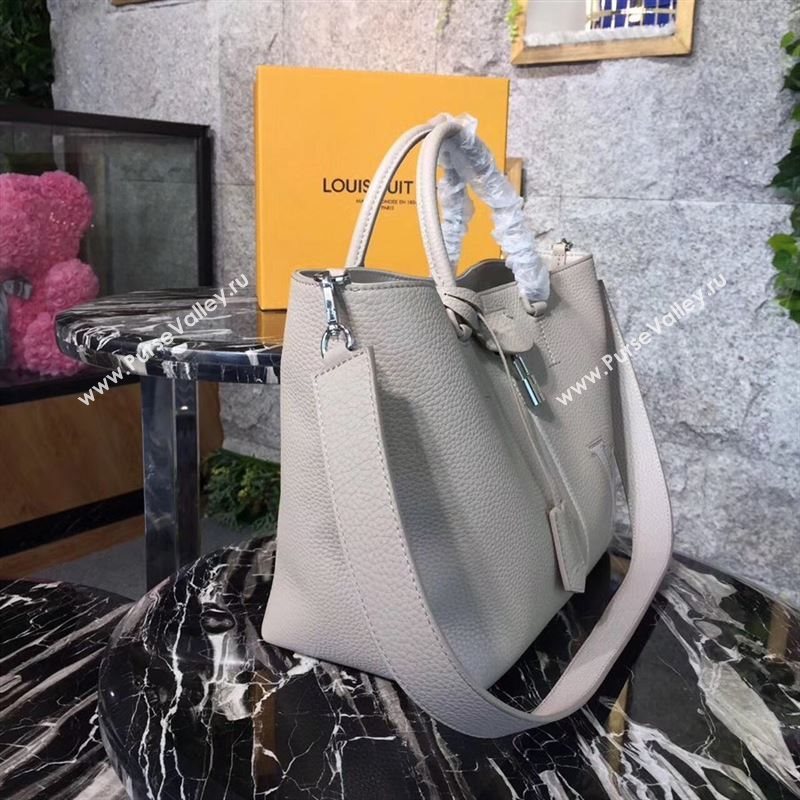 replica LV Louis Vuitton Pernelle Handbag Real Leather Bag M54779 Apricot