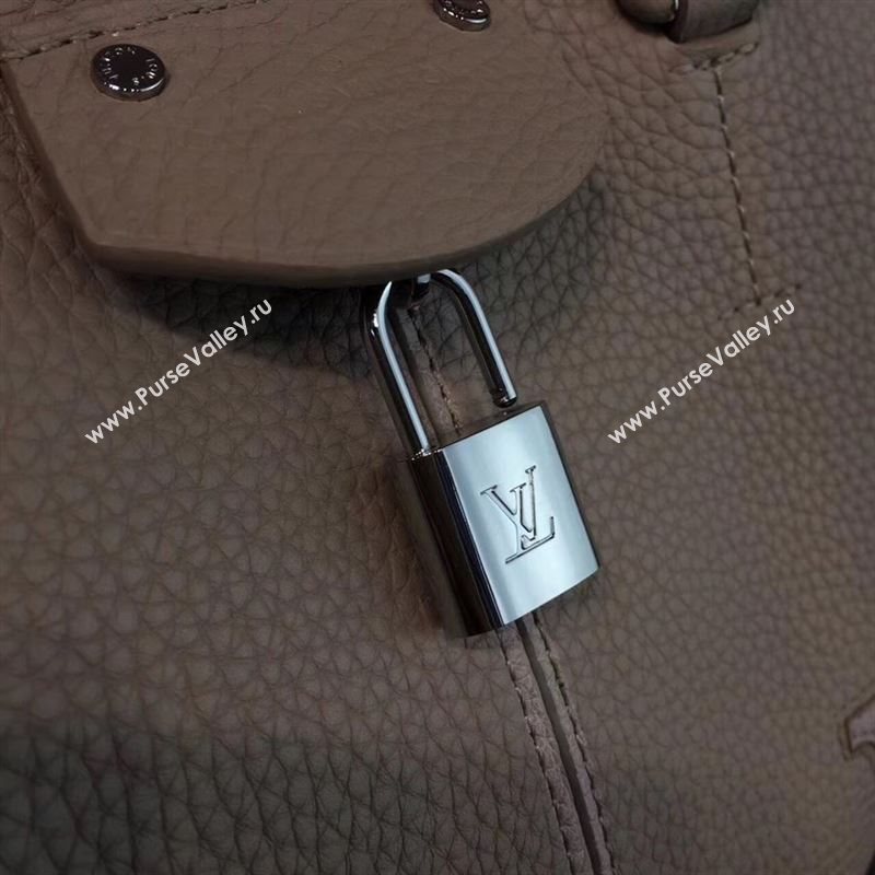 replica LV Louis Vuitton Pernelle Handbag Real Leather Bag M54779 Apricot