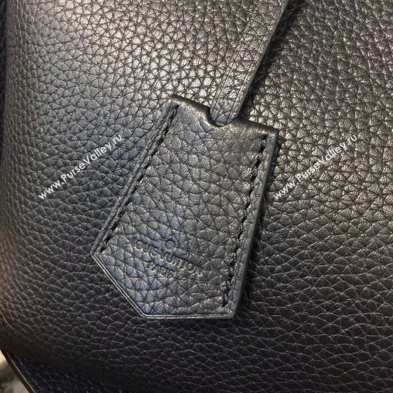 replica LV Louis Vuitton Pernelle Handbag Real Leather Bag M54778 Black