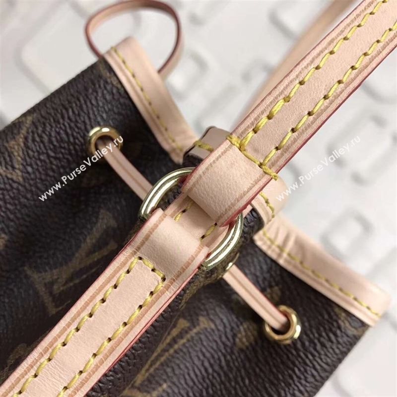 replica LV Louis Vuitton Nano Noe Bucket Handbag Monogram Dog Shoulder Bag M41346 Brown