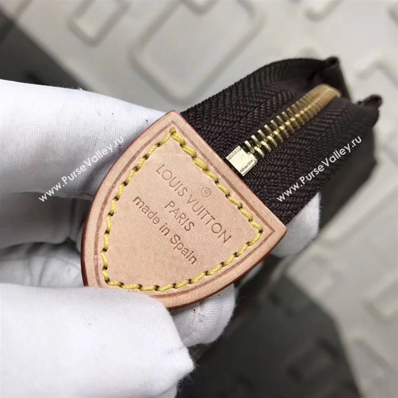 replica Louis Vuitton LV Monogram Dog Clutch Bag Handbag M47542 Brown