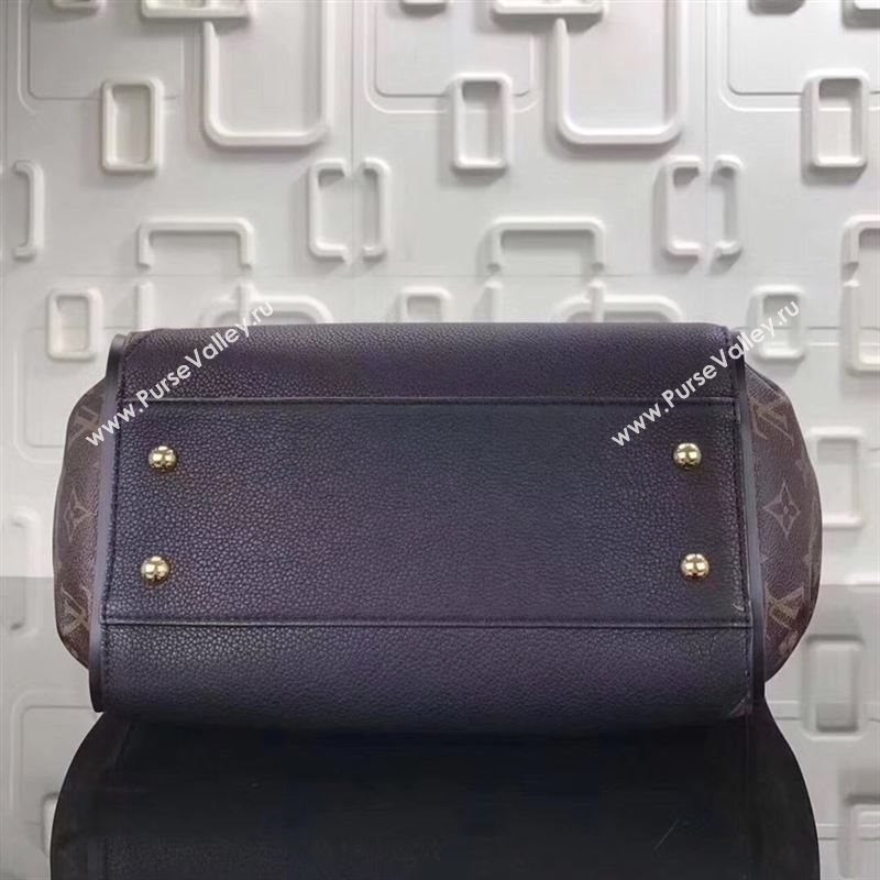 replica Louis Vuitton LV Kimono Handbag Monogram Leather Tote Bag M40460 Black