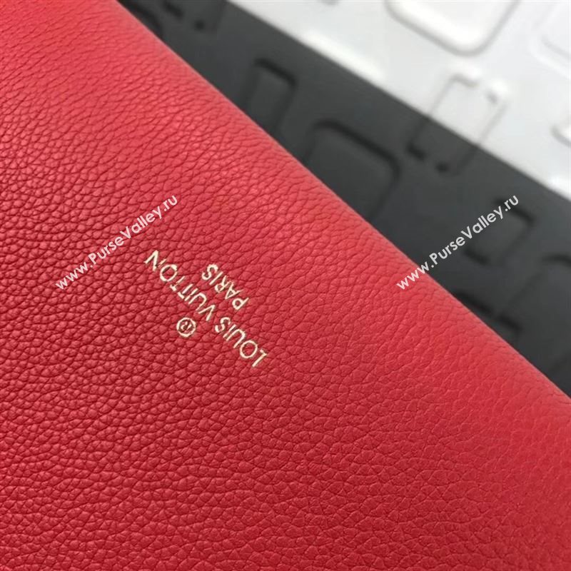 replica Louis Vuitton LV Kimono Handbag Monogram Leather Tote Bag M40459 Red