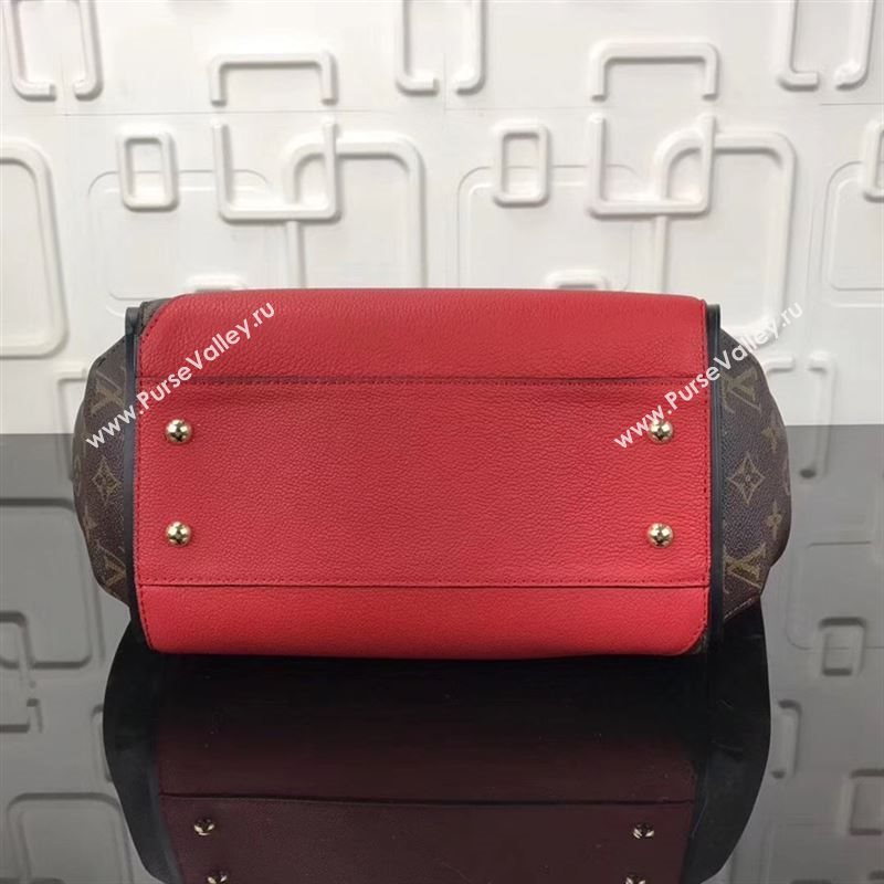 replica Louis Vuitton LV Kimono Handbag Monogram Leather Tote Bag M40459 Red