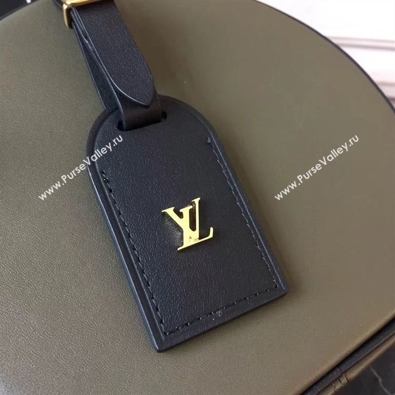 replica Louis Vuitton LV Petite Boite Chapeau Handbag Real Leather Shoulder Bag M43514 Green