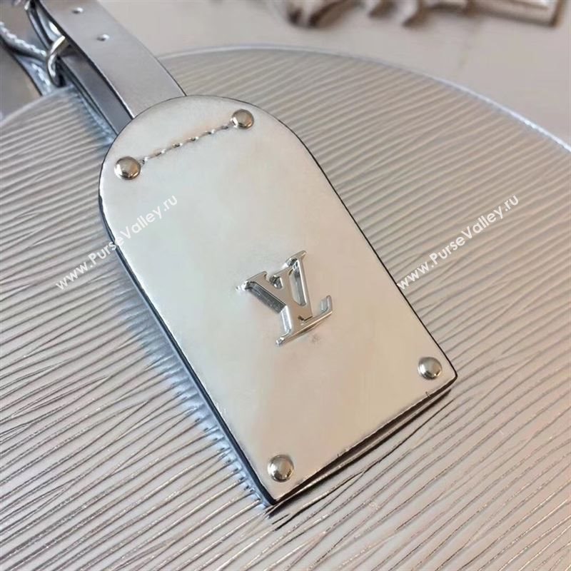 replica Louis Vuitton LV Petite Boite Chapeau Handbag Epi Leather Shoulder Bag M43514 Silver