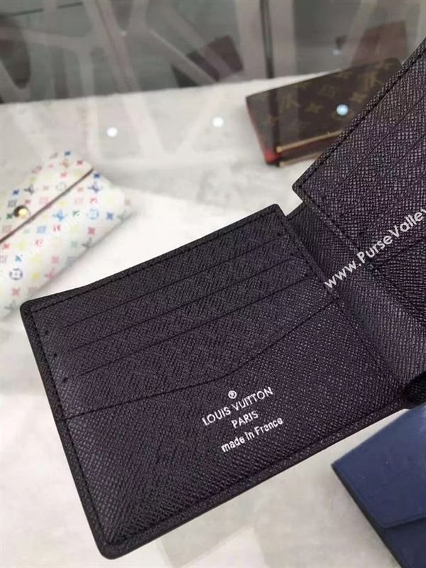 replica M60332 Louis Vuitton LV Slender Wallet Epi Leather Purse Bag Black