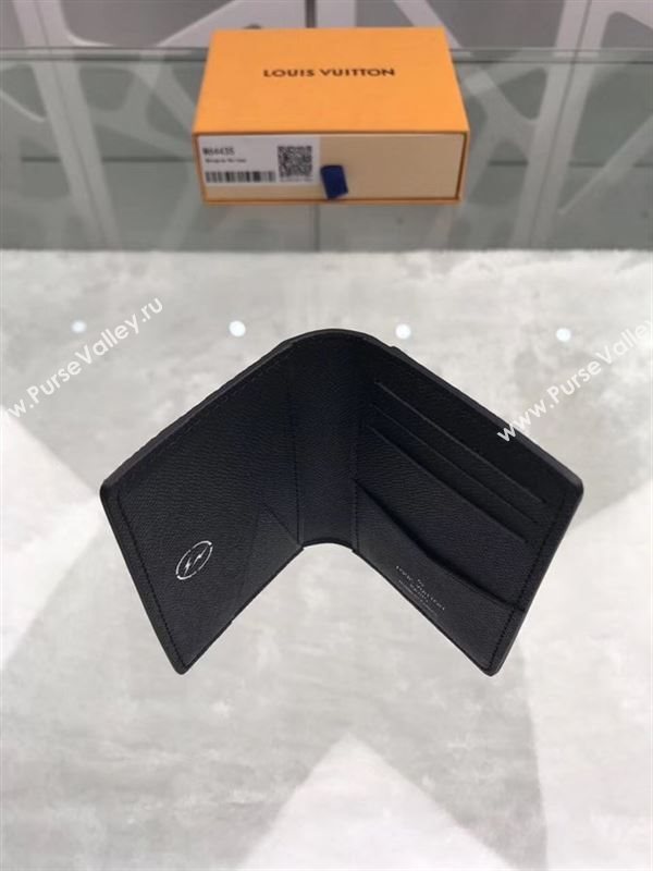 replica M64435 Louis Vuitton LV Pocket Organizer Wallet Monogram Eclipse Purse Bag 