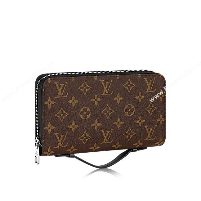 replica M61506 Louis Vuitton LV Zippy XL Wallet Clutch Monogram Canvas Purse Bag Brown