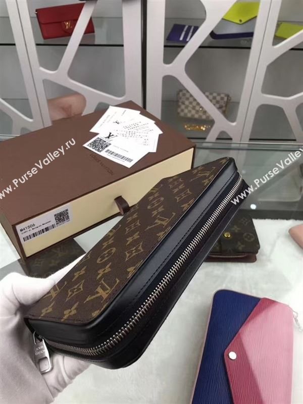 replica M61506 Louis Vuitton LV Zippy XL Wallet Clutch Monogram Canvas Purse Bag Brown