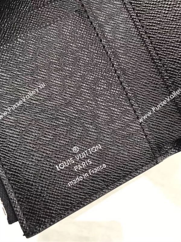 replica M64212 Louis Vuitton LV Supreme Chain Wallet Epi Leather Purse Bag Black