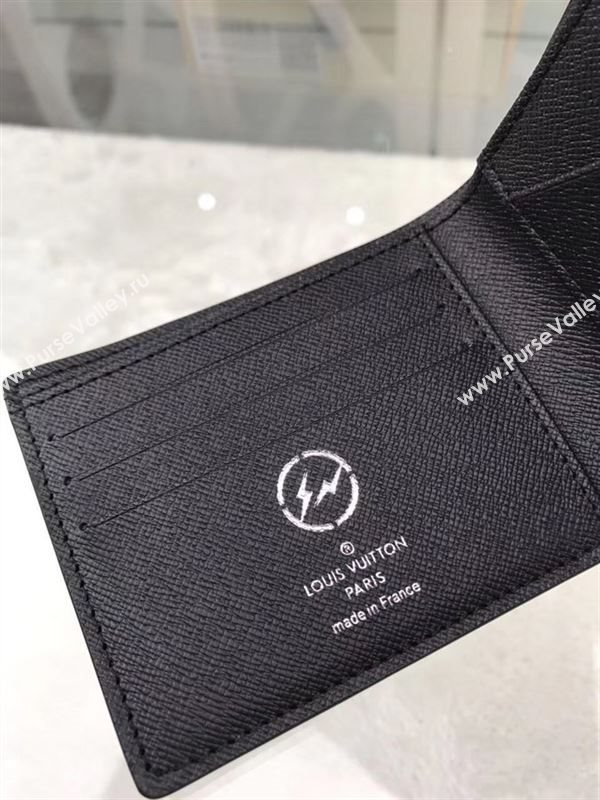 replica M61695 Louis Vuitton LV Multiple Wallet Monogram Canvas Purse Bag Gray