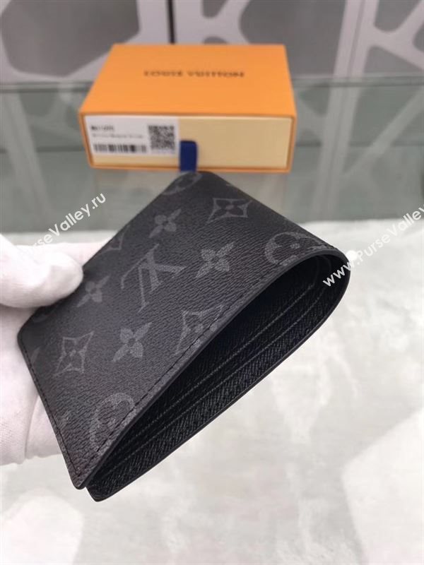 replica M61695 Louis Vuitton LV Multiple Wallet Monogram Canvas Purse Bag Gray
