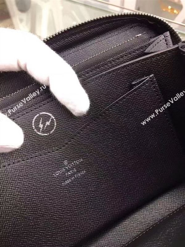 replica M61698 Louis Vuitton LV Zippy XL Wallet Clutch Monogram Canvas Purse Bag Gray