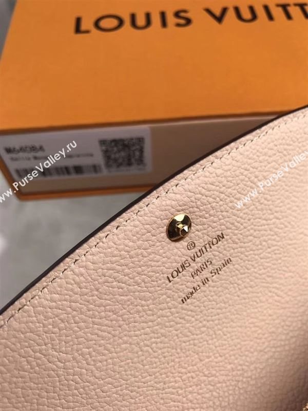 replica M64084 Louis Vuitton LV Emilie Wallet Monogram Leather Purse Bag Pink