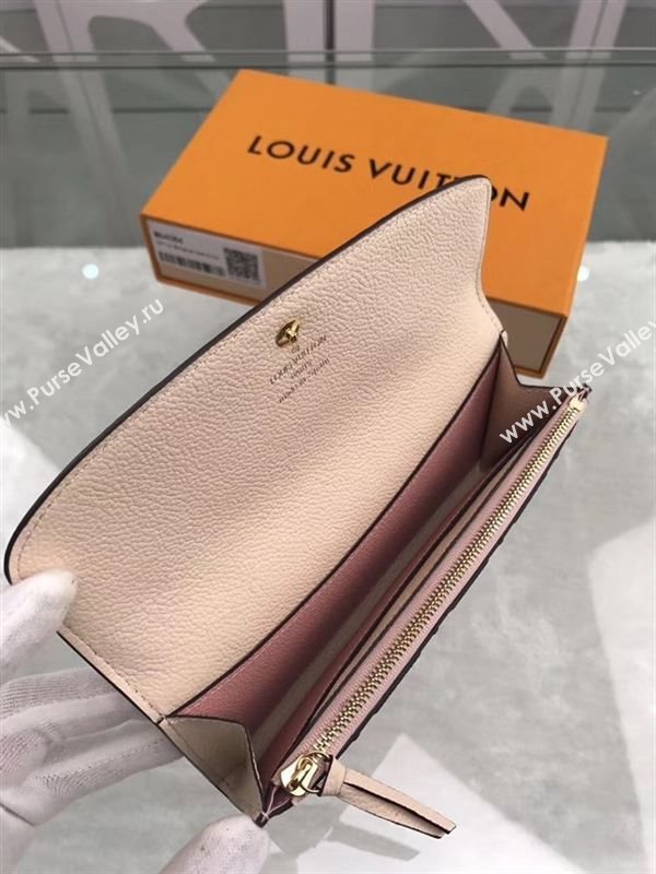 replica M64084 Louis Vuitton LV Emilie Wallet Monogram Leather Purse Bag Pink