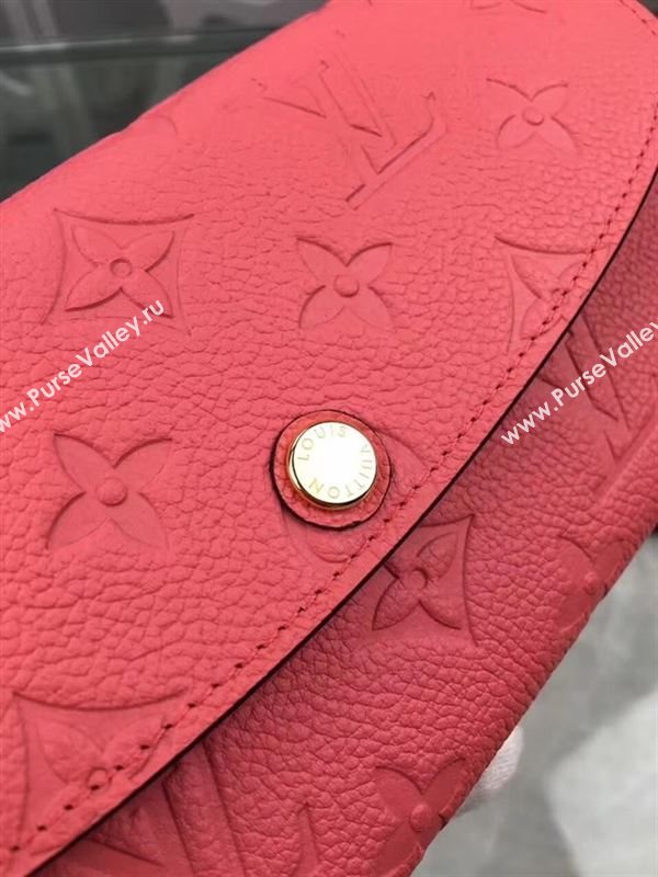 replica M62370 Louis Vuitton LV Emilie Wallet Monogram Leather Purse Bag Cherry