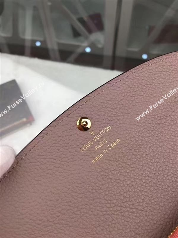 replica M62370 Louis Vuitton LV Emilie Wallet Monogram Leather Purse Bag Cherry