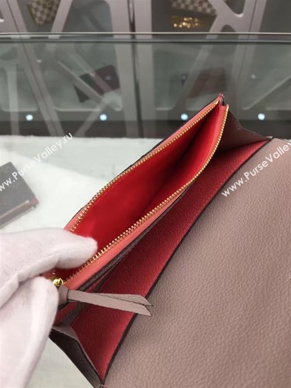 replica M62370 Louis Vuitton LV Emilie Wallet Monogram Leather Purse Bag Cherry