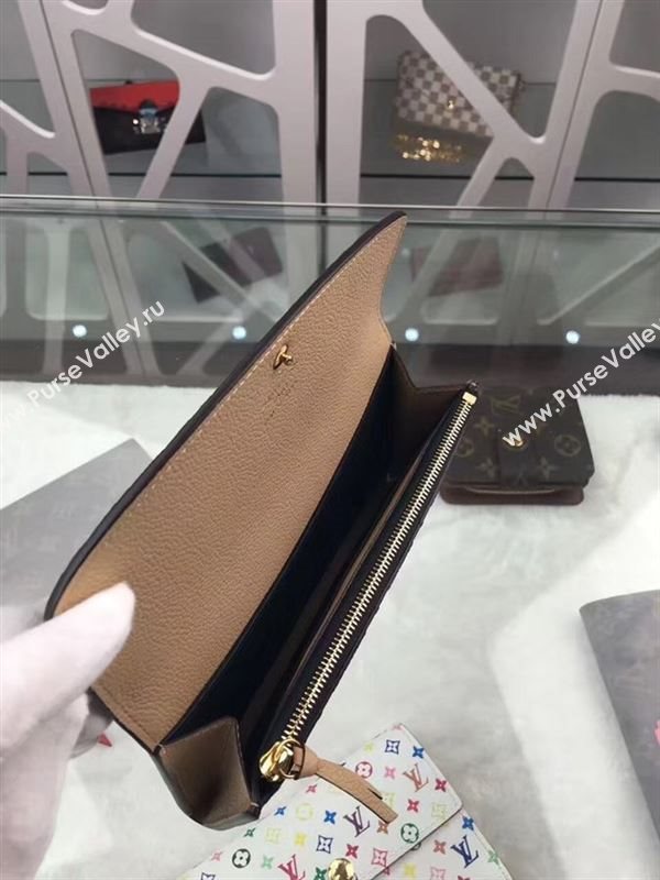 replica M62369 Louis Vuitton LV Emilie Wallet Monogram Leather Purse Bag Black