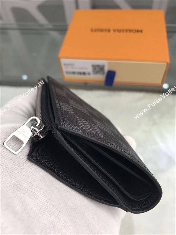 replica N64021 Louis Vuitton LV Smart Wallet Damier Canvas Purse Bag Gray