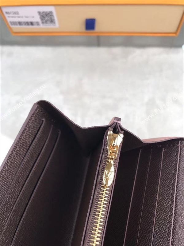 replica N61262 Louis Vuitton LV Normandy Wallet Damier Leather Purse Bag Pink