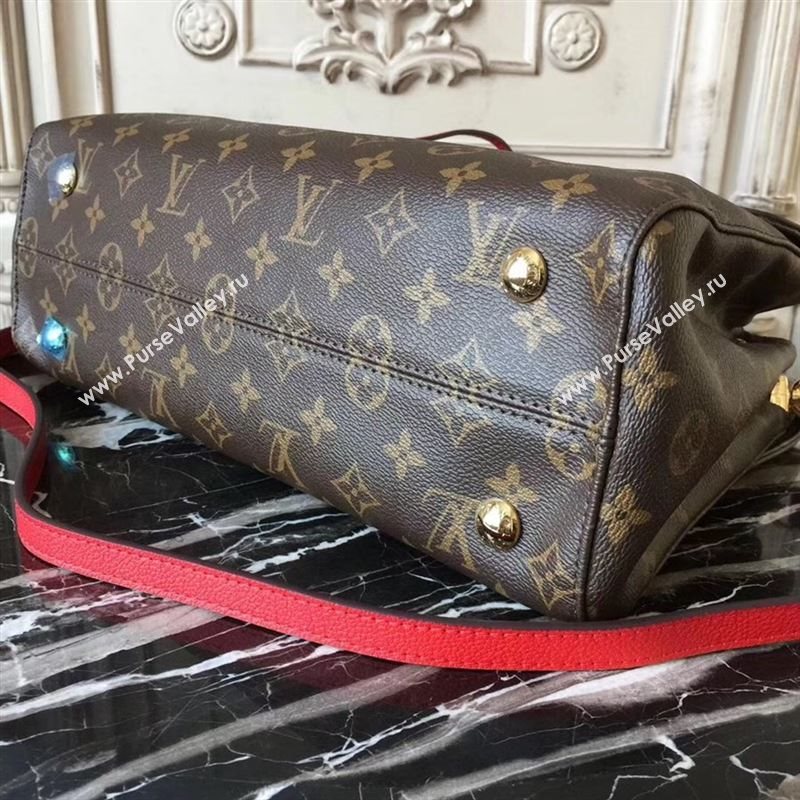 replica Louis Vuitton LV Monogram Venus Handbag Leather Shoulder Bag M41738 Red