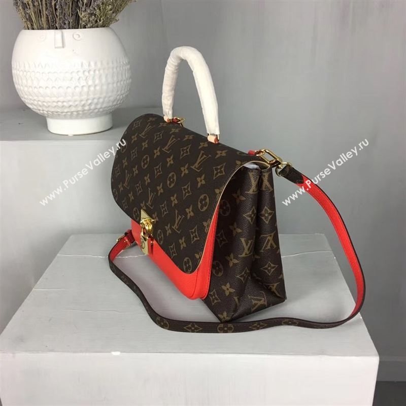replica Louis Vuitton LV Monogram Marignan Messenger Bag Handbag M44286 Red