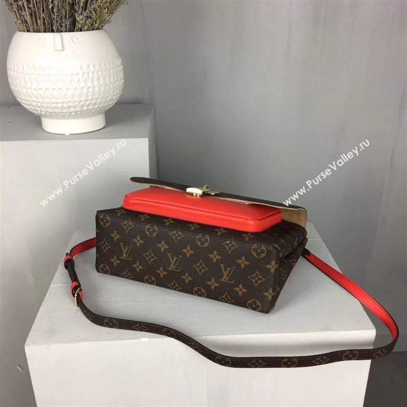 replica Louis Vuitton LV Monogram Marignan Messenger Bag Handbag M44286 Red