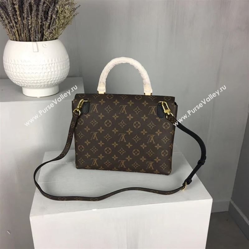 replica Louis Vuitton LV Monogram Marignan Messenger Bag Handbag M44259 Black