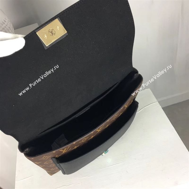 replica Louis Vuitton LV Monogram Marignan Messenger Bag Handbag M44259 Black