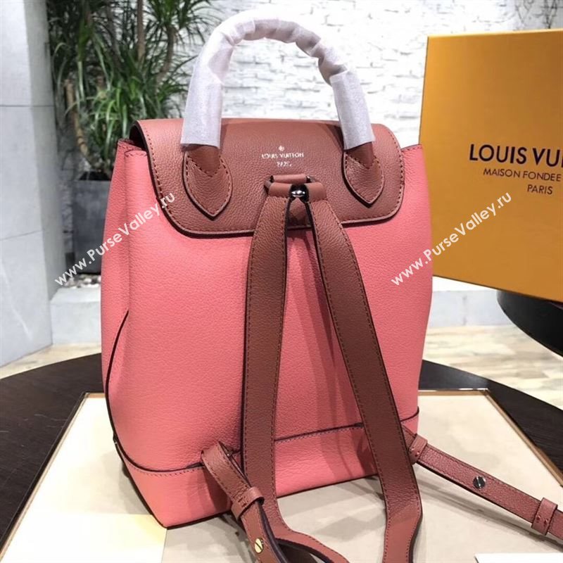 replica Louis Vuitton LV Lockme Backpack Handbag Real Leather Bag M41815 Pink