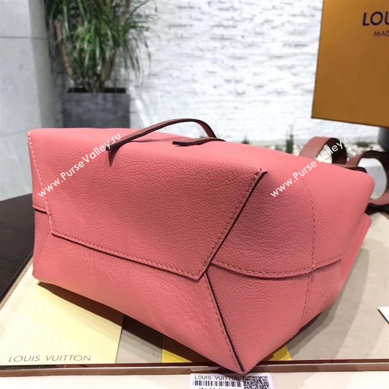 replica Louis Vuitton LV Lockme Backpack Handbag Real Leather Bag M41815 Pink