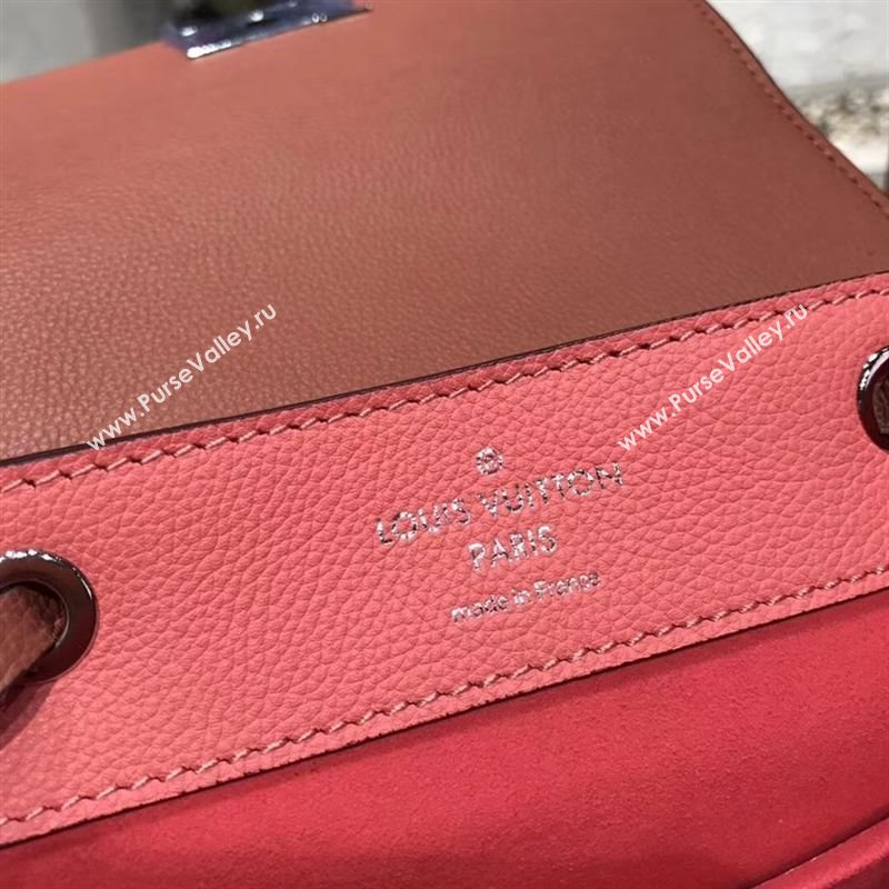 replica Louis Vuitton LV Lockme Backpack Handbag Real Leather Bag M41815 Pink