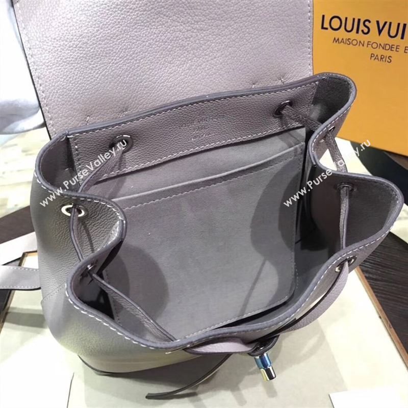 replica Louis Vuitton LV Lockme Backpack Handbag Real Leather Bag M41815 Apricot