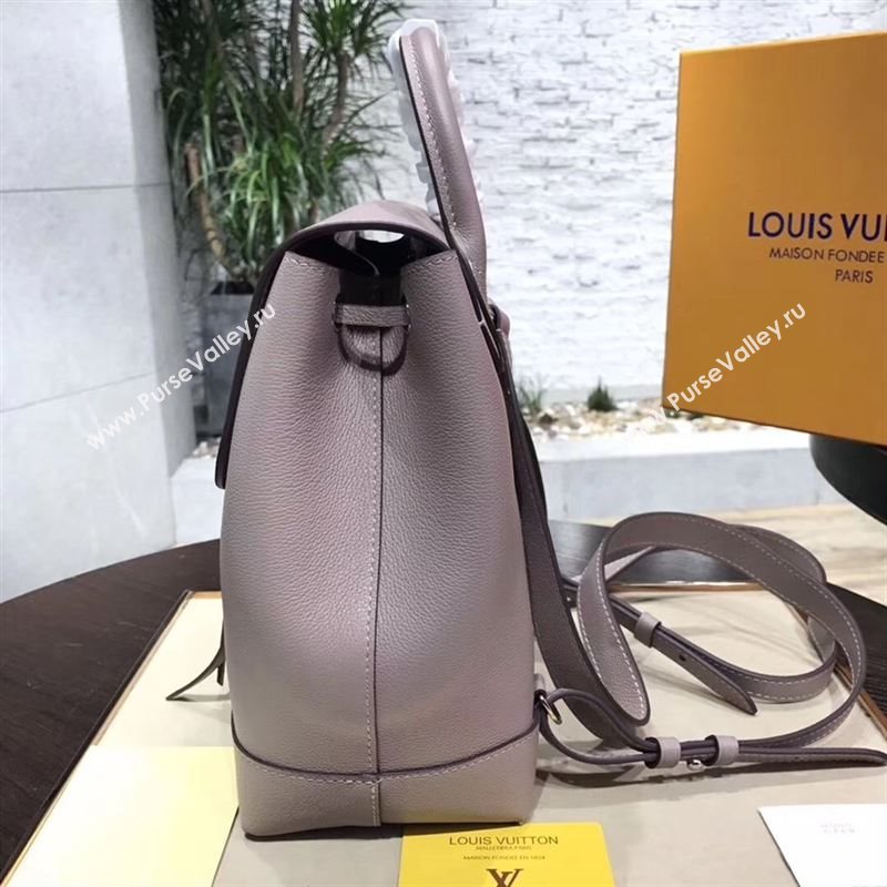 replica Louis Vuitton LV Lockme Backpack Handbag Real Leather Bag M41815 Apricot