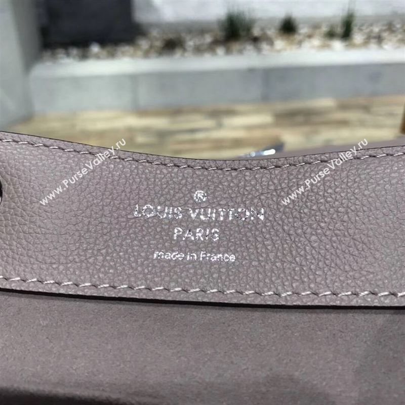 replica Louis Vuitton LV Lockme Backpack Handbag Real Leather Bag M41815 Apricot