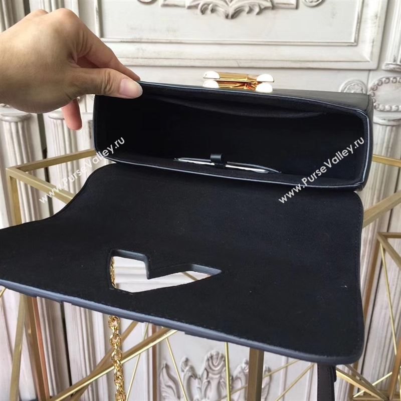 replica Louis Vuitton LV Twist MM Handbag Monogram Chain Shoulder Bag M44214 Brown