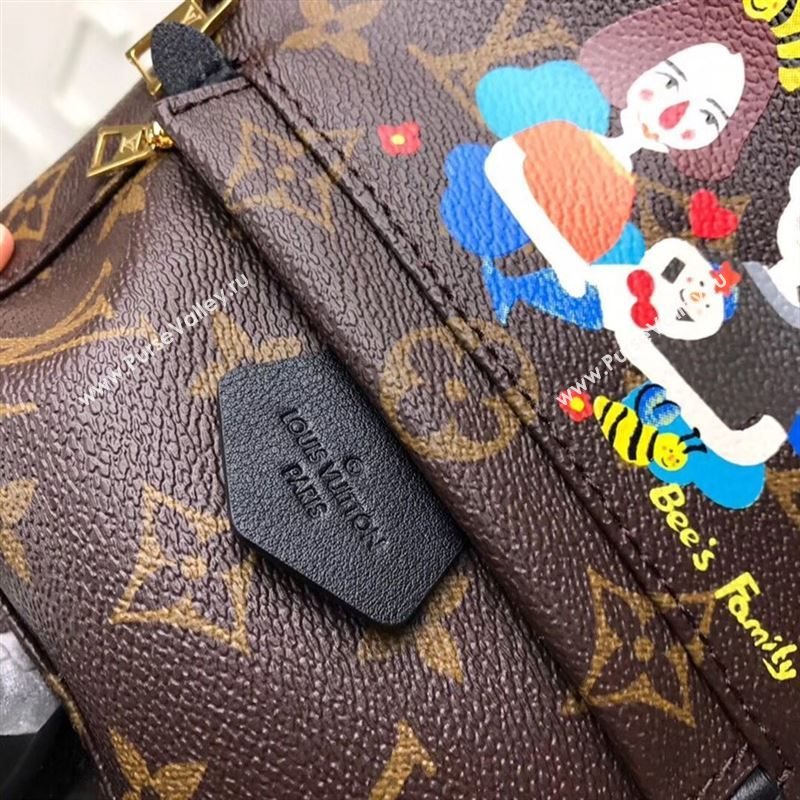 replica Louis Vuitton LV Monogram Backpack Mini Happy Bee's Family Handbag Bag M41562