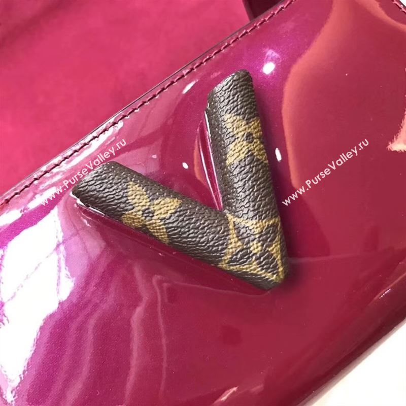 replica Louis Vuitton LV Twist PM Handbag Real Leather Chain Shoulder Bag M54730 Maroon