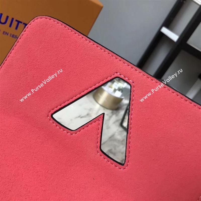 replica Louis Vuitton LV Twist PM Handbag Real Leather Chain Shoulder Bag M54728 Pink