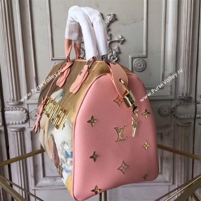 replica Louis Vuitton LV Masters Speedy 30 Handbag Monogram Fragonard Bag M43307 