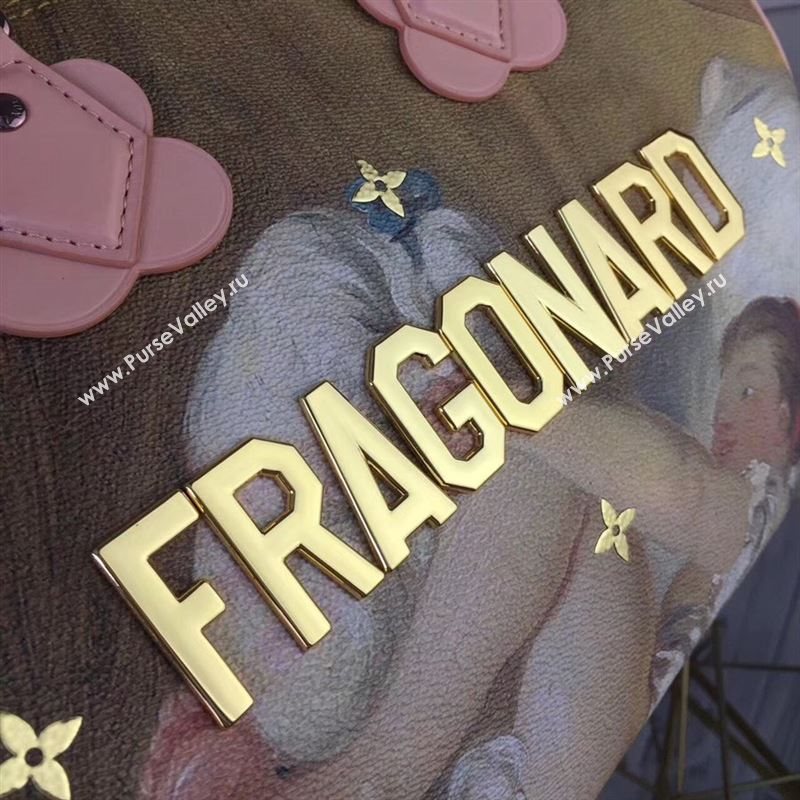 replica Louis Vuitton LV Masters Speedy 30 Handbag Monogram Fragonard Bag M43307 