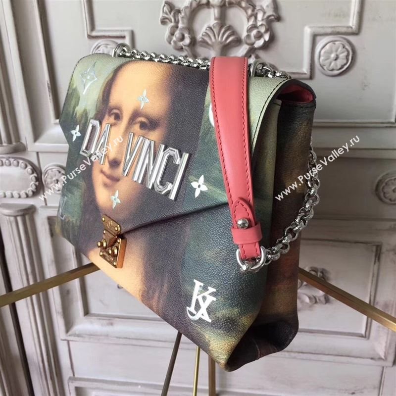 replica Louis Vuitton LV Masters Chain Bag Monogram Da Vinci Messenger Handbag M43376 